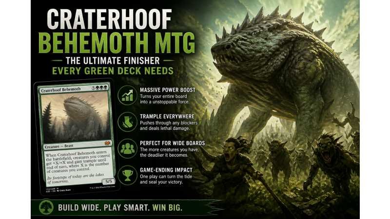 Craterhoof Behemoth MTG: The Ultimate Finisher Every Green Deck Needs