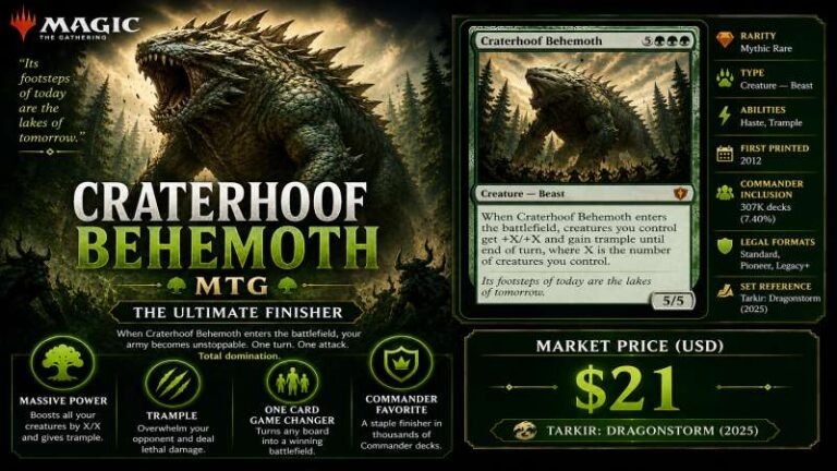 Craterhoof Behemoth MTG